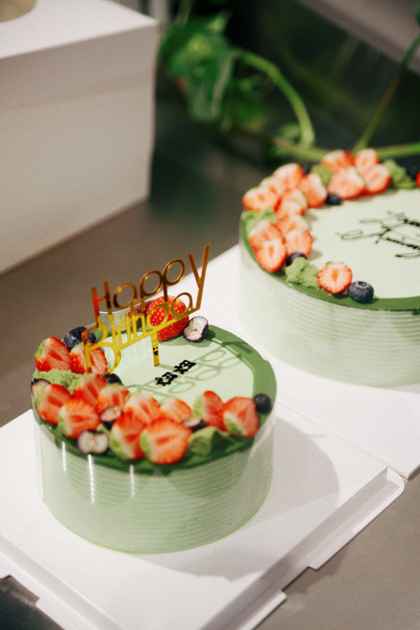 Fraisier Matcha